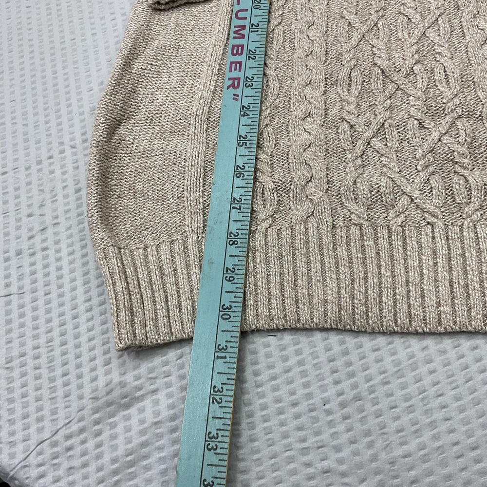 Ruby Moon Beige Cable Knit Midi Dress - Picture 5 of 5